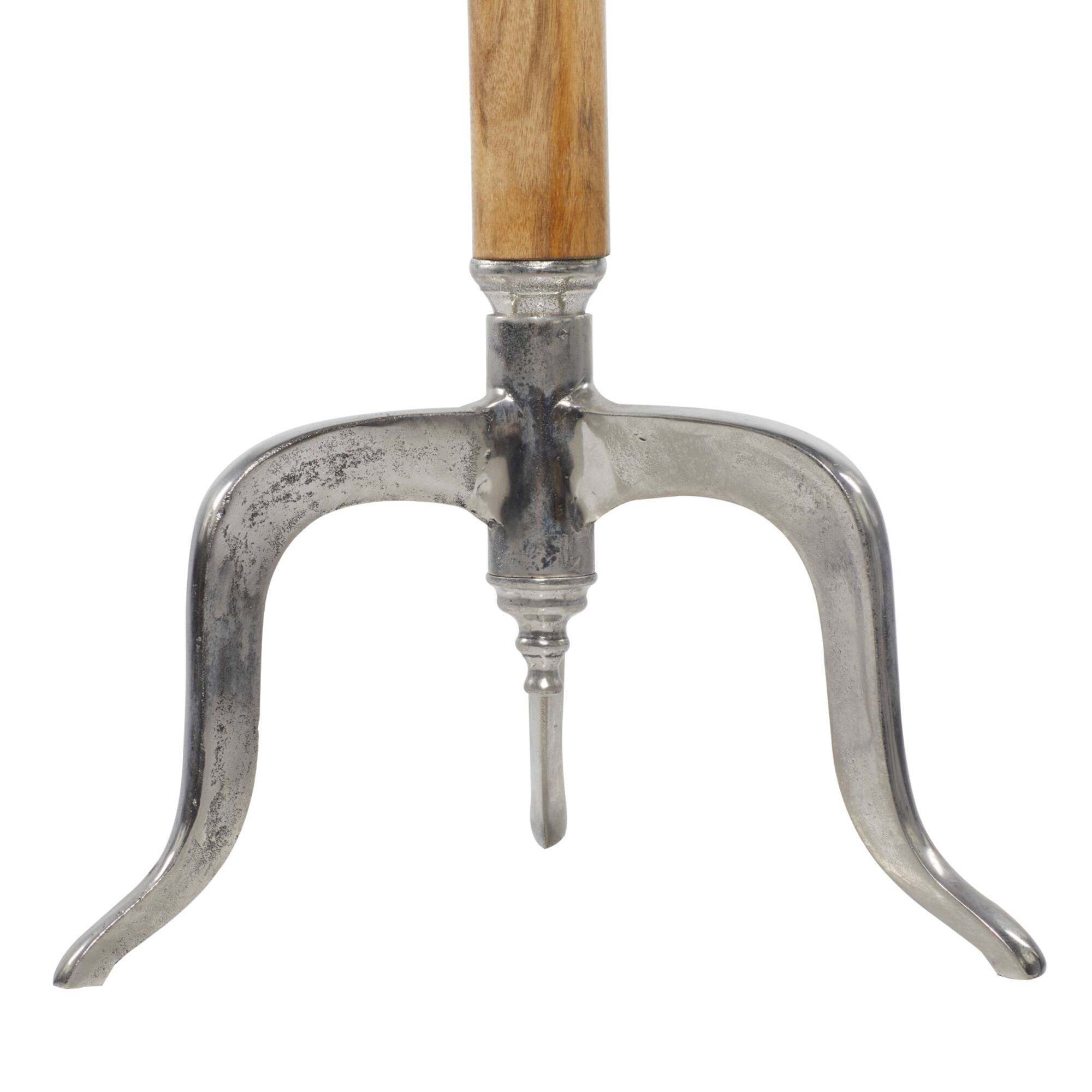 Silver Mango Wood Traditional Coat Rack, 72" x 19" x 19"